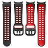 Strap-it Strap-it Bracelet sport carré Samsung Galaxy Watch FE (noir/rouge) Strap-it Strap-it Bracelet sport carré Samsung Galaxy Watch FE (noir/rouge)