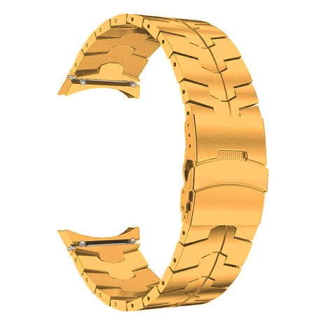 Strap-it Strap-it Bracelet acier 'fer' Samsung Galaxy Watch FE (or)