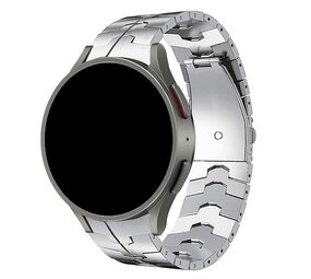 Strap-it Bracelet acier 'fer' Samsung Galaxy Watch FE (argent)