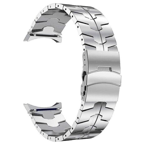 Strap-it Strap-it Bracelet acier 'fer' Samsung Galaxy Watch FE (argent)