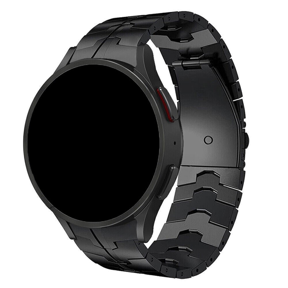 Strap-it Strap-it Bracelet acier 'fer' Samsung Galaxy Watch FE (noir)