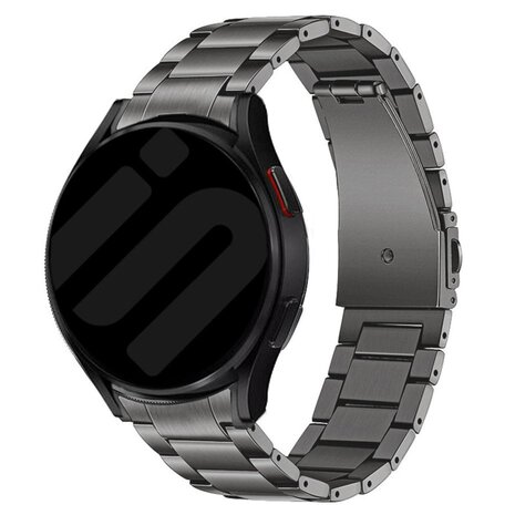 Strap-it Strap-it Bracelet titane Samsung Galaxy Watch FE (graphite)