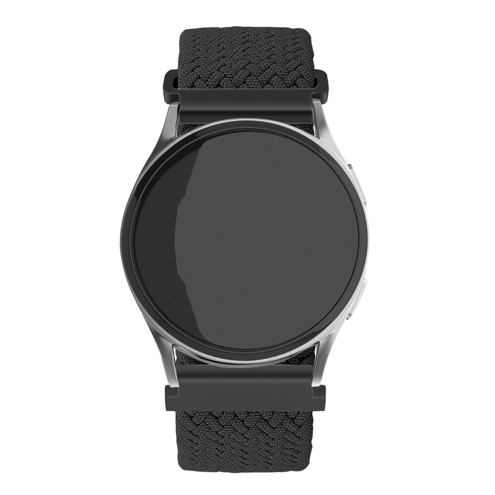 Strap-it Strap-it Bracelet tissée régable Samsung Galaxy Watch FE (noir) Strap-it Strap-it Bracelet tissée régable Samsung Galaxy Watch FE (noir)