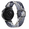 Strap-it Strap-it Bracelet tissée régable Samsung Galaxy Watch FE (noir/blanc)