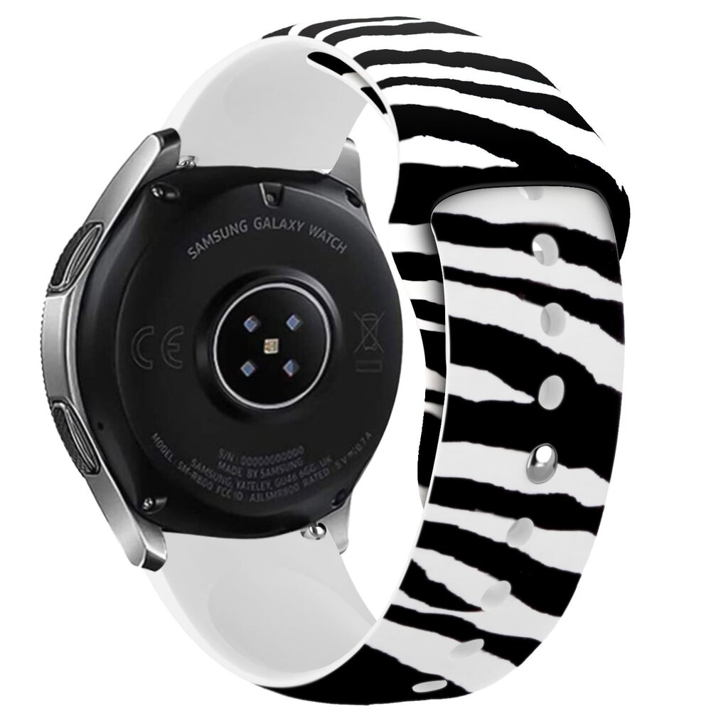 Strap-it Strap-it Bracelet Wild Zebra Samsung Galaxy Watch FE