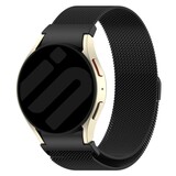 Strap-it Bracelet Milanais 'One push' Samsung Galaxy Watch FE (noir)
