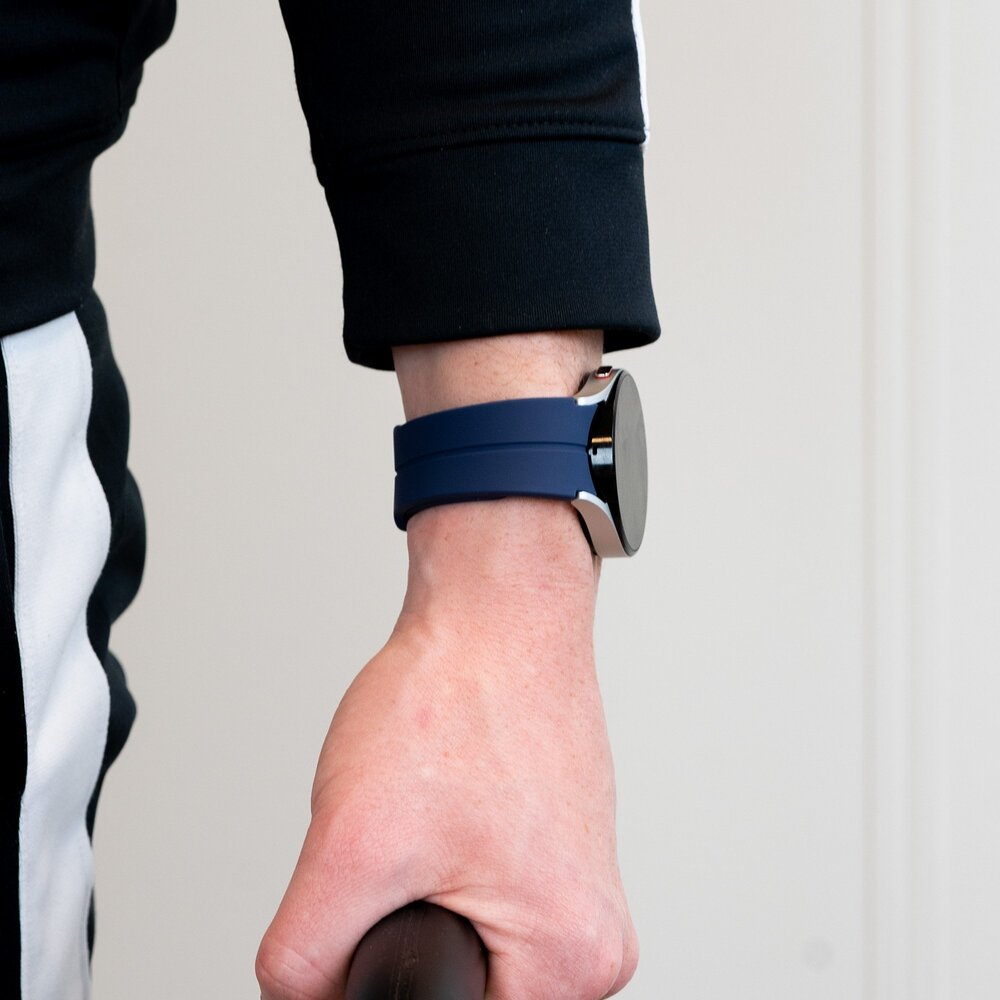 Bandz Bandz Bracelet silicone 'Extreme' Samsung Galaxy Watch FE (bleu foncé)