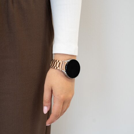 Bandz Bandz Bracelet acier 'Classic' Samsung Galaxy Watch FE (or rose)