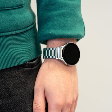 Bandz Bandz Bracelet acier 'Classic' Samsung Galaxy Watch FE (argent)