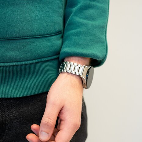 Bandz Bandz Bracelet acier 'Classic' Samsung Galaxy Watch FE (argent)