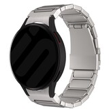 Strap-it Bracelet titane 'One push' Samsung Galaxy Watch FE (titanium)
