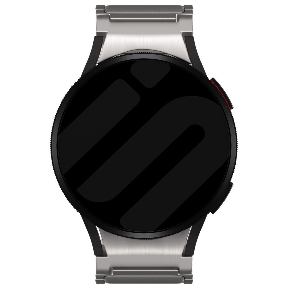 Strap-it Strap-it Bracelet titane 'One push' Samsung Galaxy Watch FE (titanium)