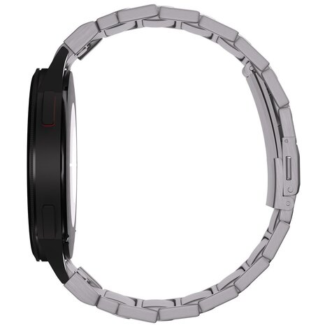Strap-it Strap-it Bracelet titane 'One push' Samsung Galaxy Watch FE (argent)