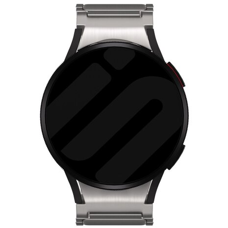 Strap-it Strap-it Bracelet titane deluxe 'One push' Samsung Galaxy Watch FE (titanium) Strap-it Strap-it Bracelet titane deluxe 'One push' Samsung Galaxy Watch FE (titanium)