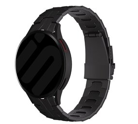 Strap-it Bracelet titane 'iron' Samsung Galaxy Watch FE (noir) Strap-it Bracelet titane 'iron' Samsung Galaxy Watch FE (noir)
