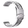 Strap-it Strap-it Bracelet à maillons en acier de luxe Samsung Galaxy Watch FE (argent)