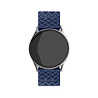 Strap-it Strap-it Bracelet silicone tissé Samsung Galaxy Watch 7 - 40mm (bleu foncé)