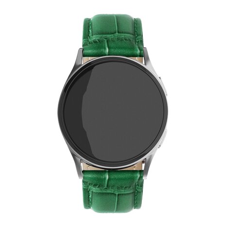 Strap-it Strap-it Bracelet cuir motif croco Samsung Galaxy Watch 7 - 40mm (vert) Strap-it Strap-it Bracelet cuir motif croco Samsung Galaxy Watch 7 - 40mm (vert)