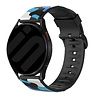 Strap-it Strap-it Bracelet silicone Camouflage Samsung Galaxy Watch 7 - 40mm (bleu) Strap-it Strap-it Bracelet silicone Camouflage Samsung Galaxy Watch 7 - 40mm (bleu)