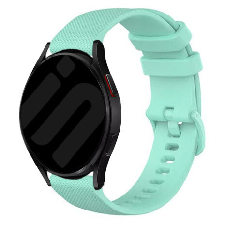 Strap-it Strap-it Bracelet silicone de luxe Samsung Galaxy Watch 7 - 40mm (Aqua)