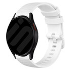 Strap-it Strap-it Bracelet silicone de luxe Samsung Galaxy Watch 7 - 40mm (blanc)