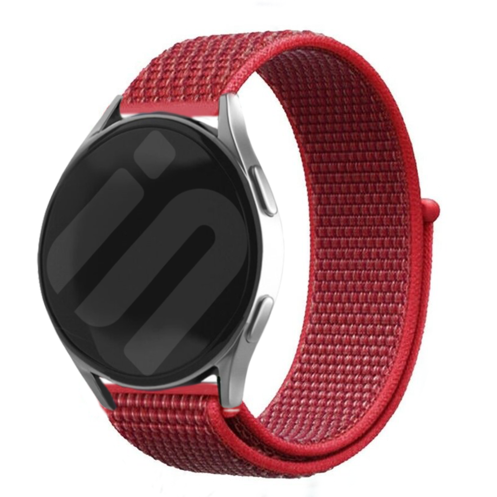 Strap-it Strap-it Bracelet nylon Samsung Galaxy Watch 7 - 40mm (rouge)