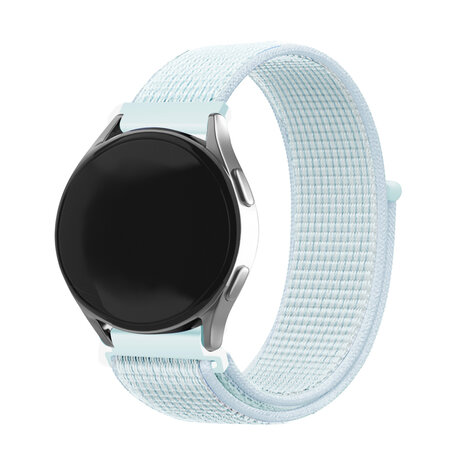 Strap-it Strap-it Bracelet nylon Samsung Galaxy Watch 7 - 40mm (cyan clair)