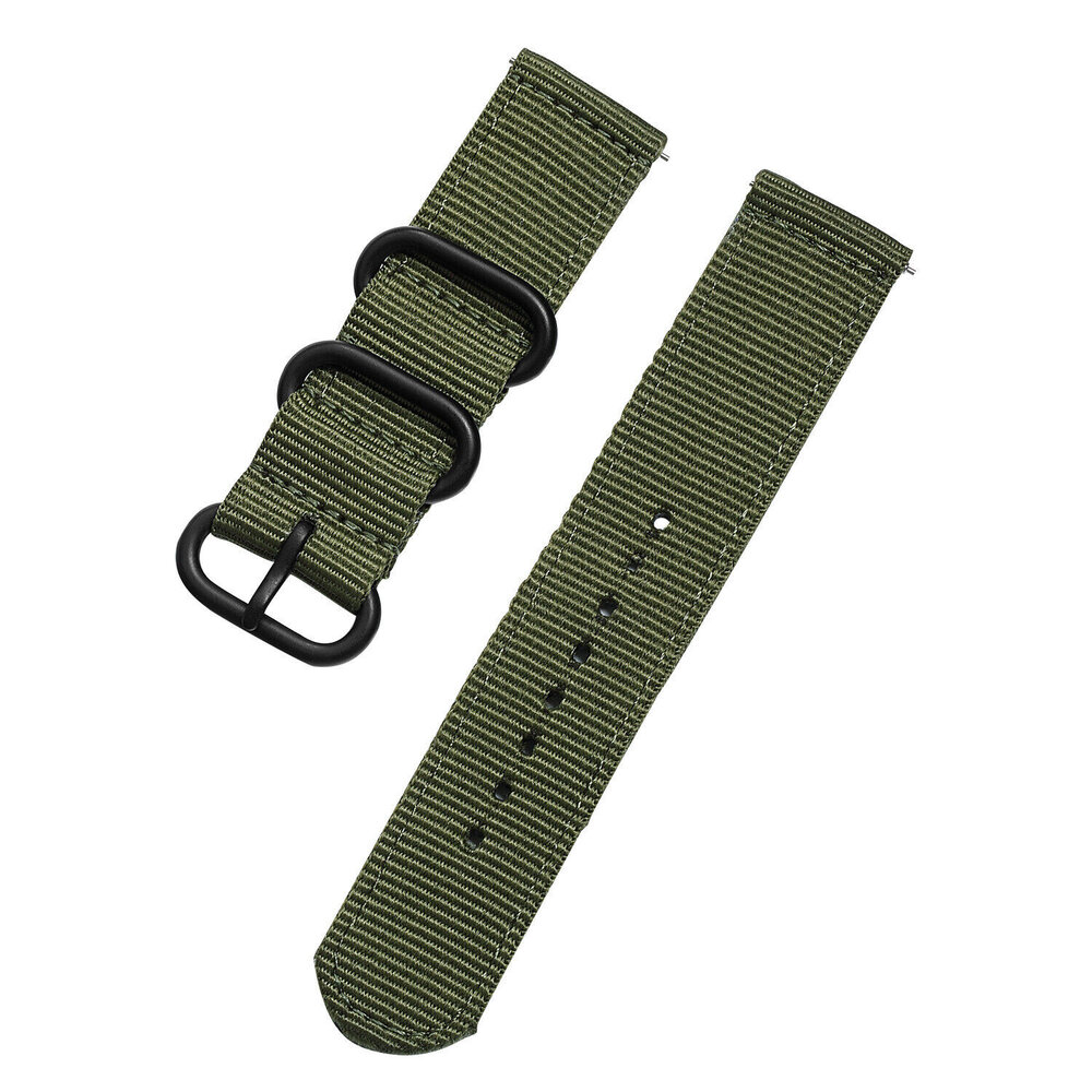 Strap-it Strap-it Bracelet nylon á boucle Samsung Galaxy Watch 7 - 40mm (vert) Strap-it Strap-it Bracelet nylon á boucle Samsung Galaxy Watch 7 - 40mm (vert)