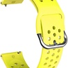 Strap-it Strap-it Bracelet silicone avec trous Samsung Galaxy Watch 7 - 40mm (jaune)
