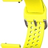 Strap-it Strap-it Bracelet silicone avec trous Samsung Galaxy Watch 7 - 40mm (jaune)