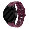 Strap-it Strap-it Bracelet silicone avec motif Samsung Galaxy Watch 7 - 40mm (rouge vin) Strap-it Strap-it Bracelet silicone avec motif Samsung Galaxy Watch 7 - 40mm (rouge vin)