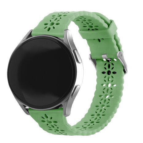 Strap-it Strap-it Bracelet silicone avec motif Samsung Galaxy Watch 7 - 40mm (vert)