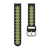 Strap-it Strap-it Bracelet silicone avec motif Samsung Galaxy Watch 7 - 40mm (noir/vert) Strap-it Strap-it Bracelet silicone avec motif Samsung Galaxy Watch 7 - 40mm (noir/vert)