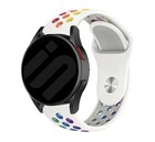 Strap-it Strap-it Bracelet sport Samsung Galaxy Watch 7 - 40mm (blanc/coloré)