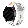 Strap-it Strap-it Bracelet sport Samsung Galaxy Watch 7 - 40mm (blanc/coloré) Strap-it Strap-it Bracelet sport Samsung Galaxy Watch 7 - 40mm (blanc/coloré)