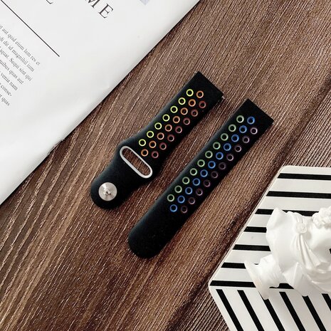 Strap-it Strap-it Bracelet sport Samsung Galaxy Watch 7 - 40mm (noir/coloré)