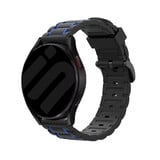 Strap-it Bracelet sport á boucle Samsung Galaxy Watch 7 - 40mm (noir/bleu) Strap-it Bracelet sport á boucle Samsung Galaxy Watch 7 - 40mm (noir/bleu)