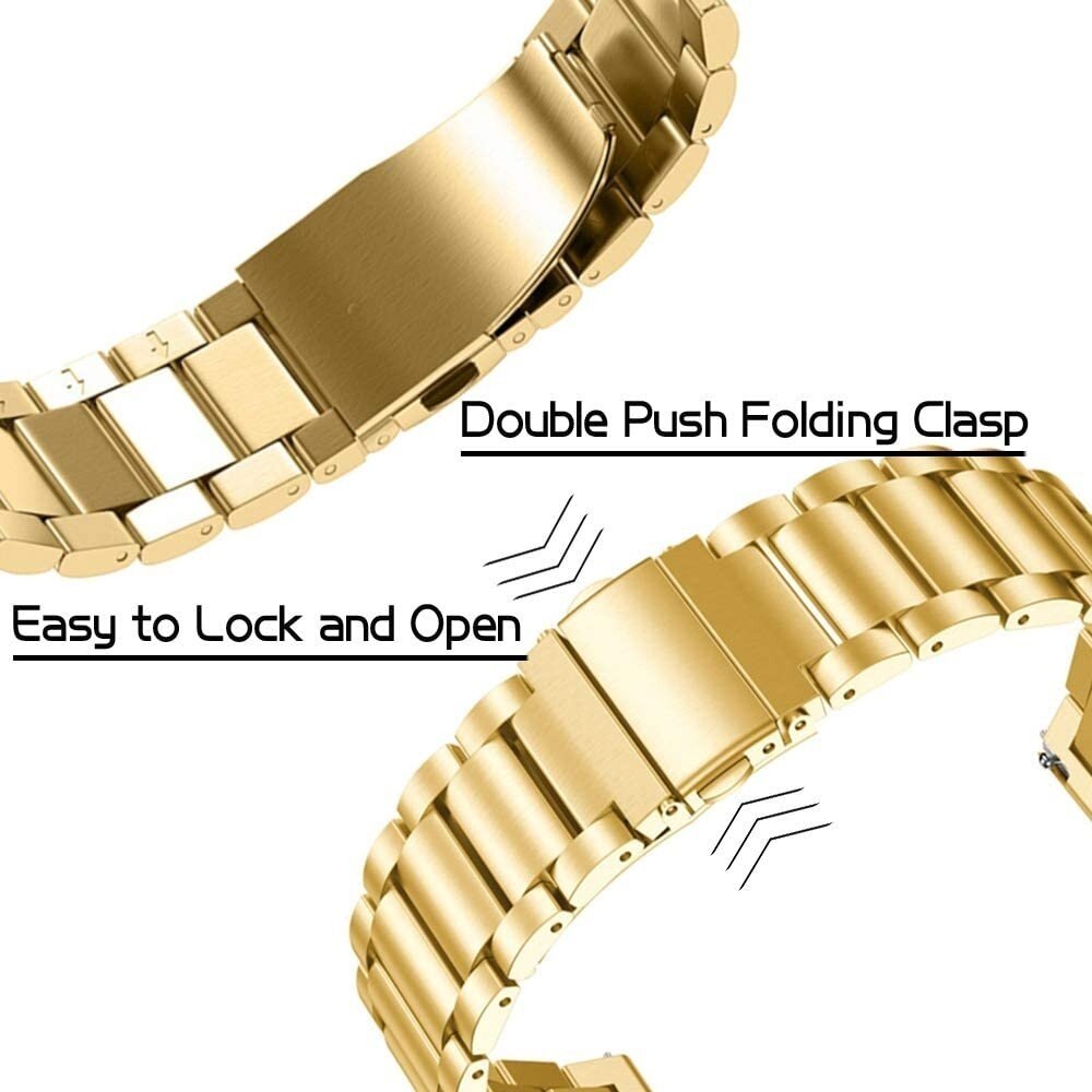 Strap-it Strap-it Bracelet acier Samsung Galaxy Watch 7 - 40mm (or) Strap-it Strap-it Bracelet acier Samsung Galaxy Watch 7 - 40mm (or)