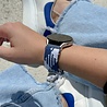 Strap-it Strap-it Bracelet tissé réglable Samsung Galaxy Watch 7 - 40mm (bleu/blanc) Strap-it Strap-it Bracelet tissé réglable Samsung Galaxy Watch 7 - 40mm (bleu/blanc)