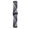 Strap-it Strap-it Bracelet tissé réglable Samsung Galaxy Watch 7 - 40mm (noir/blanc) Strap-it Strap-it Bracelet tissé réglable Samsung Galaxy Watch 7 - 40mm (noir/blanc)