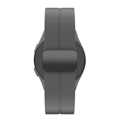 Bandz Bandz Bracelet silicone avec D-Buckle Samsung Galaxy Watch 7 - 40mm (gris foncé)