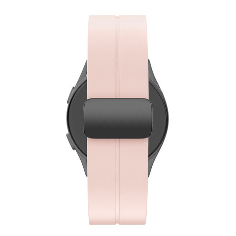 Bandz Bandz Bracelet silicone avec D-Buckle Samsung Galaxy Watch 7 - 40mm (rose)