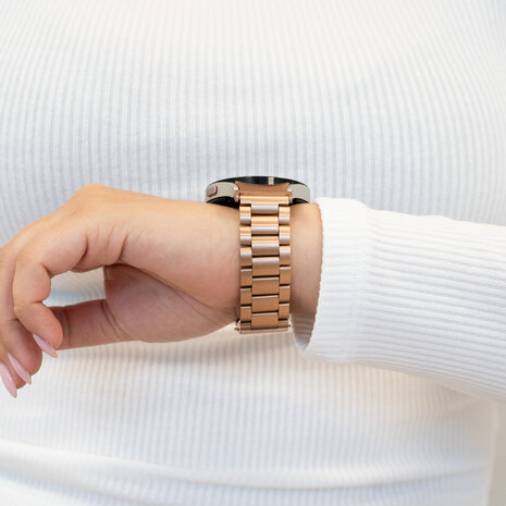 Bandz Bandz Bracelet acier 'Classic' Samsung Galaxy Watch 7 - 40mm (or rose)