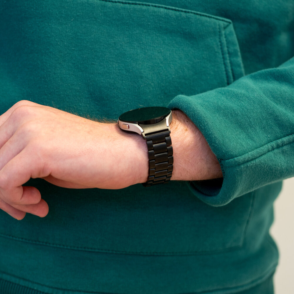 Bandz Bandz Bracelet acier 'Classic' Samsung Galaxy Watch 7 - 40mm (noir) Bandz Bandz Bracelet acier 'Classic' Samsung Galaxy Watch 7 - 40mm (noir)