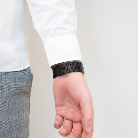 Bandz Bandz Bracelet titane 'Classic' Samsung Galaxy Watch 7 - 40mm (noir)