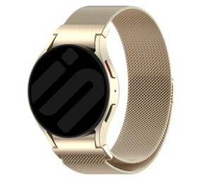 Strap-it Bracelet Milanais 'One push' Samsung Galaxy Watch 7 - 40mm (champagne) Strap-it Bracelet Milanais 'One push' Samsung Galaxy Watch 7 - 40mm (champagne)