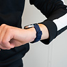 Bandz Bandz Bracelet silicone 'Deluxe' Samsung Galaxy Watch 7 - 40mm (bleu foncé)