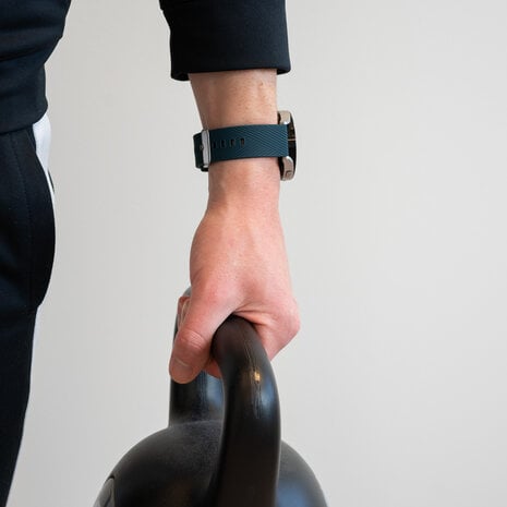 Bandz Bandz Bracelet silicone 'Deluxe' Samsung Galaxy Watch 7 - 40mm (vert foncé)