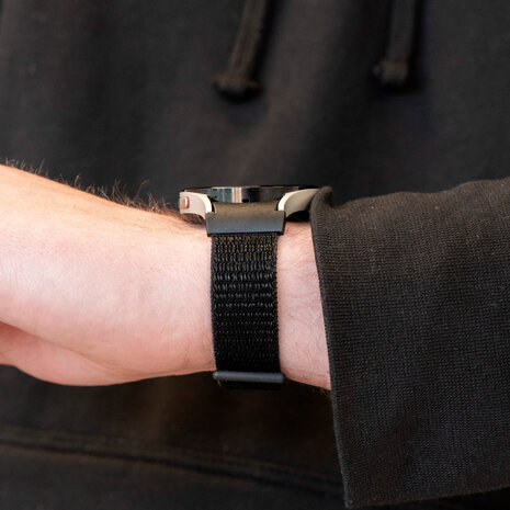 Strap-it Strap-it Bracelet nylon 'One Push' Samsung Galaxy Watch 7 - 40mm (noir)
