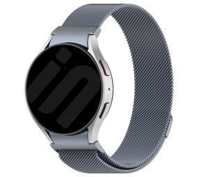 Strap-it Bracelet Milanais 'One push' Samsung Galaxy Watch 7 - 40mm (gris) Strap-it Bracelet Milanais 'One push' Samsung Galaxy Watch 7 - 40mm (gris)